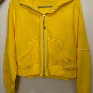 lululemon athletica Scuba Full Zip Cropped